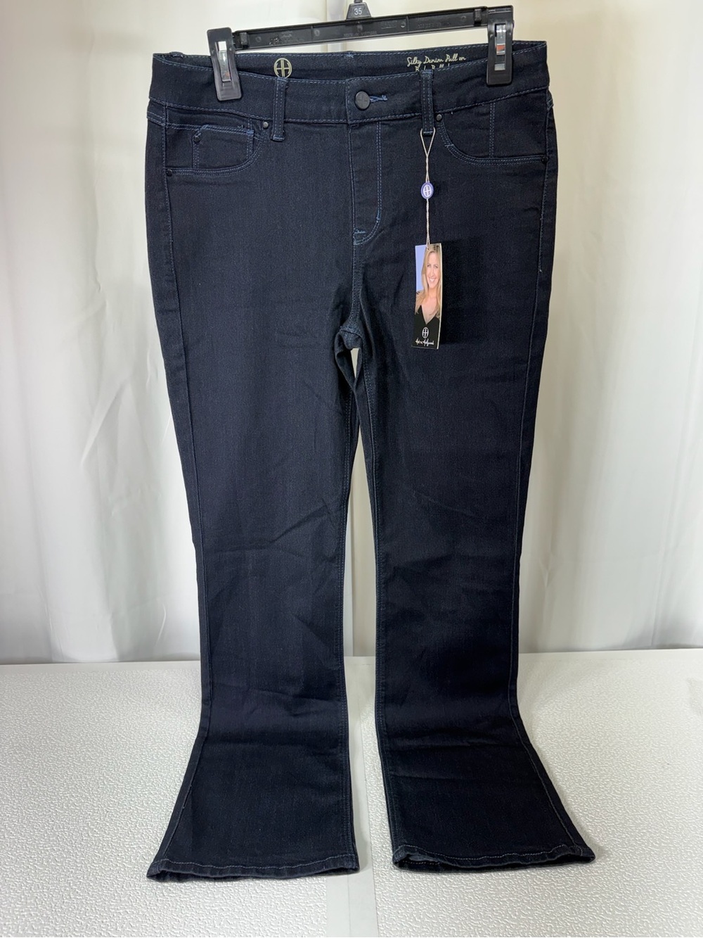 Hot in Hollywood Black Flare Wide-Leg Jeans 3452